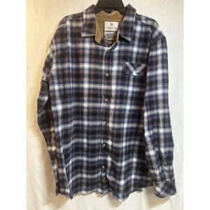 Legendary Whitetails Buck Camp Men's Long Sleeve Flannel Shirt Size XLT